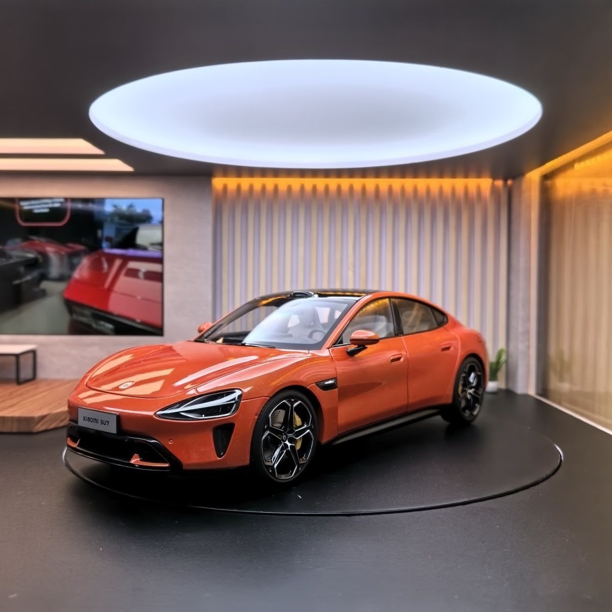 小米官方原厂原包正品1:18合金全开SU7 YU7汽车模型礼物摆件收藏