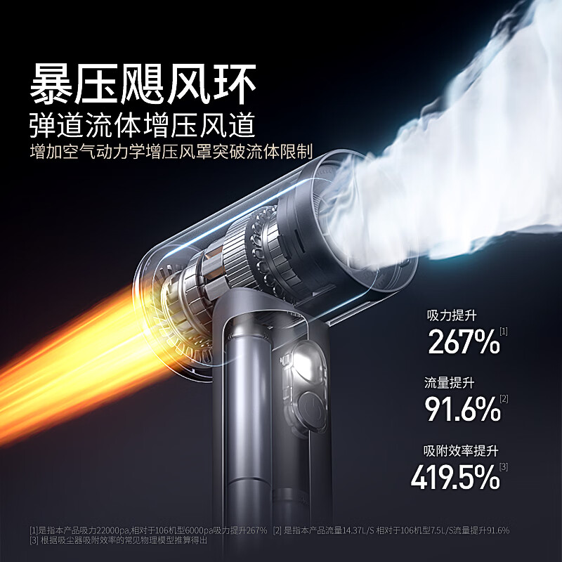 爱图腾M8Pro+车载吸尘器大吸力手持强力汽车吸尘器车用家用无线车内小型随手吸吹两用桌面窗户除尘