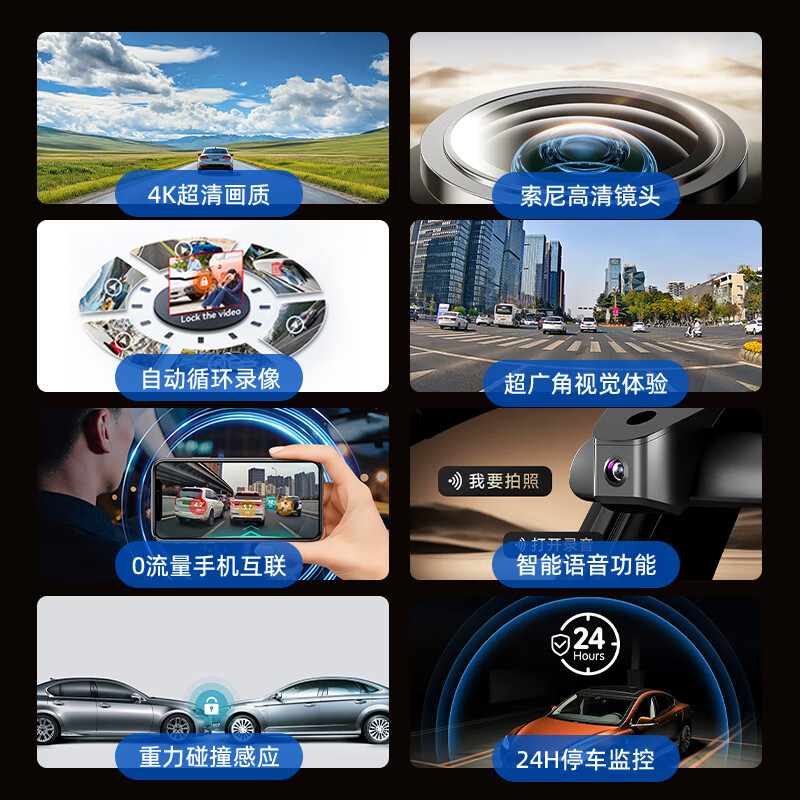 航风者标致专车专用原厂行车记录仪407 206 408 4008 5008 508 2008 307 【单录】1k+1296P+无卡 款式:免接线/保险盒/OBD（无声控）