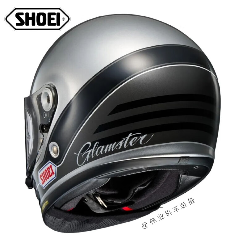 SHOEI Glamster复古全盔 日本原装进口摩托车头盔VESPA拿铁自由跑盔 ABIDING TC-10 L