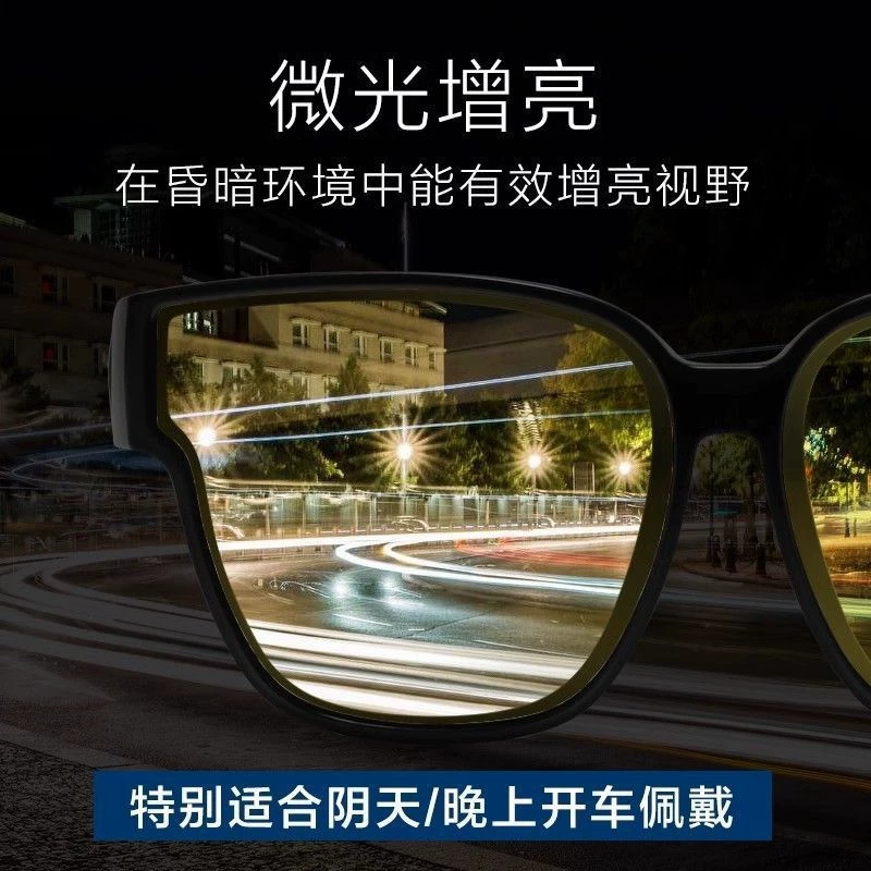 顺旺顺夜视眼镜夜间偏光镜护目镜近视套镜防远光灯专用安全开车