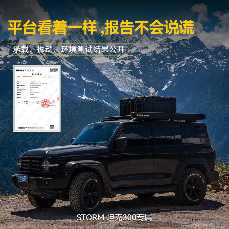ARCANE WARRIOR【有报告才敢叫安全】AW坦克方程豹58钛7理想L89车顶平台行李架 方程豹钛7 【两件套/到手只需4980】单平台+黑胶天幕
