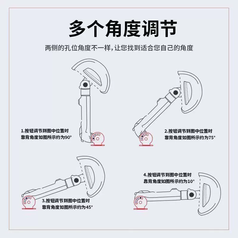 适用九号M/N/E/Q/F折叠伸缩电动车靠背尾箱款扶手款腰靠外卖腰部