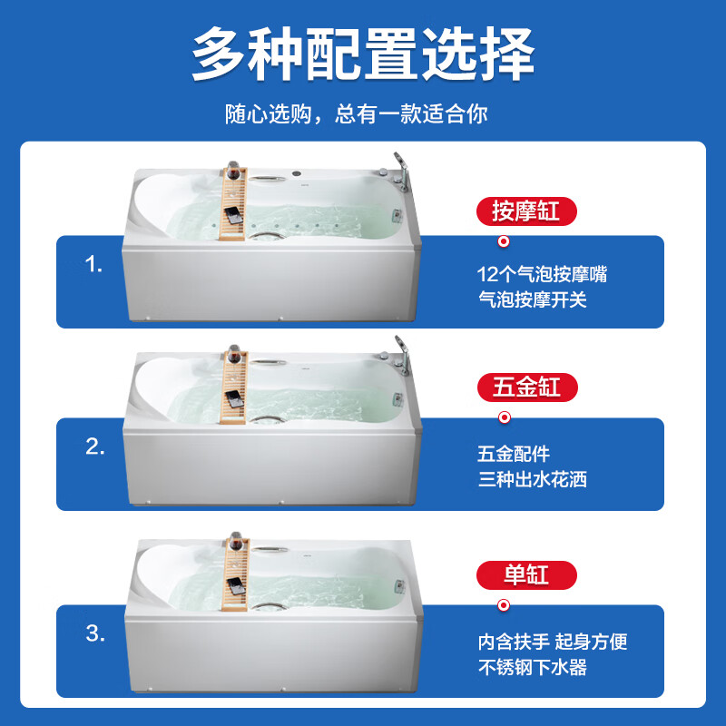 箭牌浴缸三裙边测评:品质,设计,安装,使用体验一网打尽