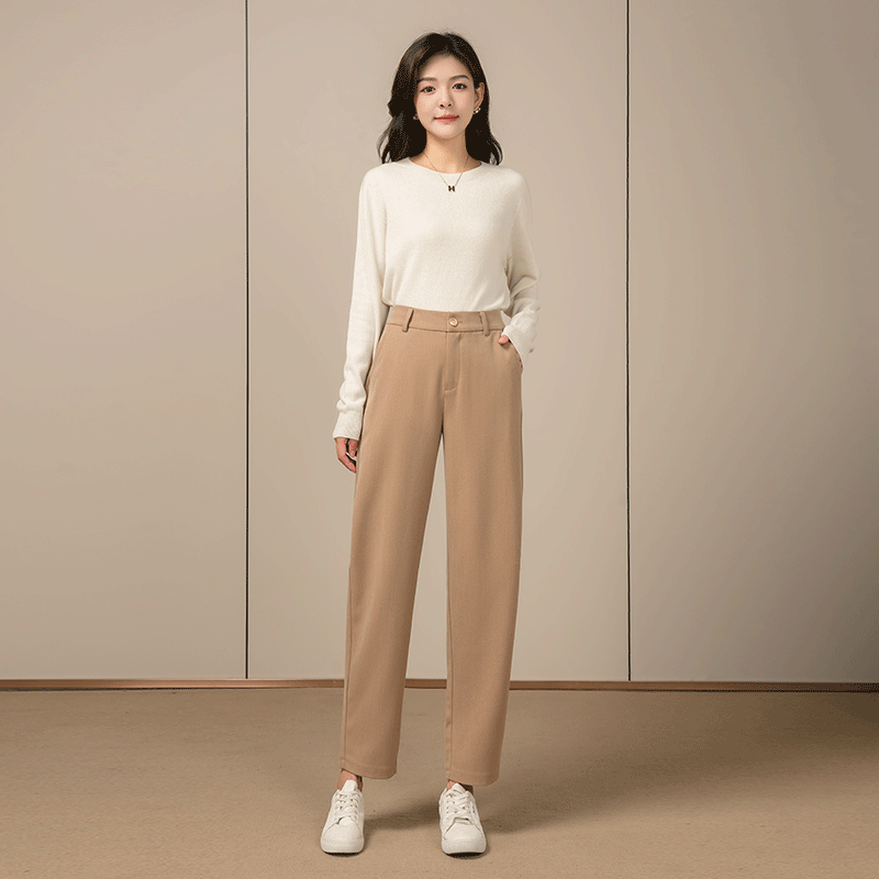 优雅与舒适并存九分裤的完美搭配指南