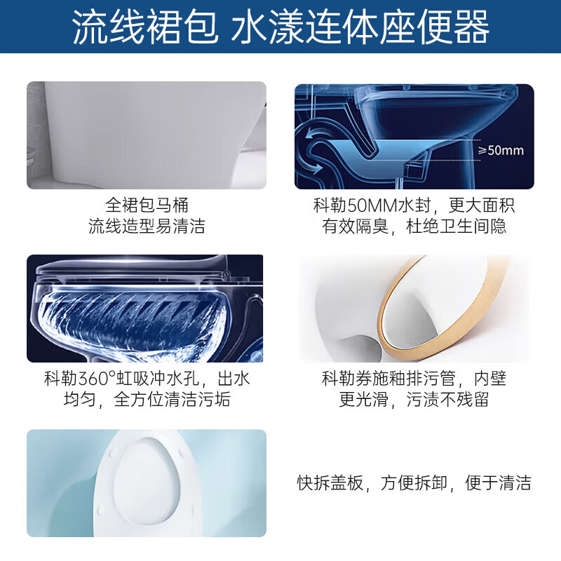 2024年3月家用马桶十大品牌好用实惠性价比高