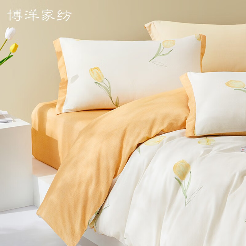 博洋家纺纯棉四件套打造舒适时尚的卧室空间